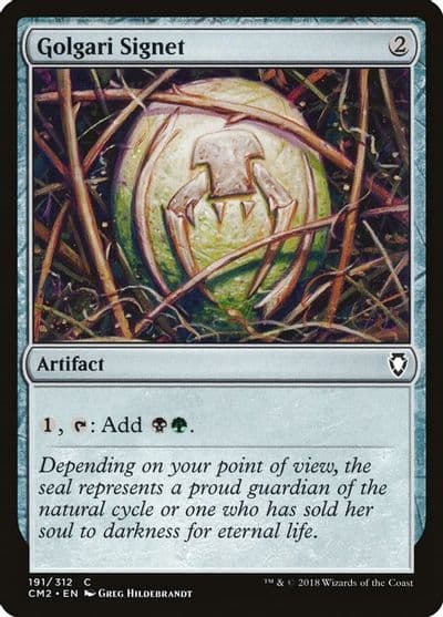 Golgari Signet 191 Commander Anthology Volume II Magic card