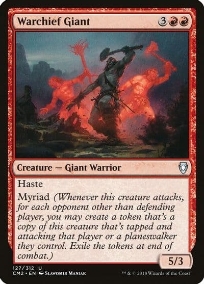 Warchief Giant Commander Anthology Volume II Magic card