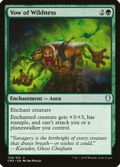 Vow of Wildness Commander Anthology Volume II Magic card