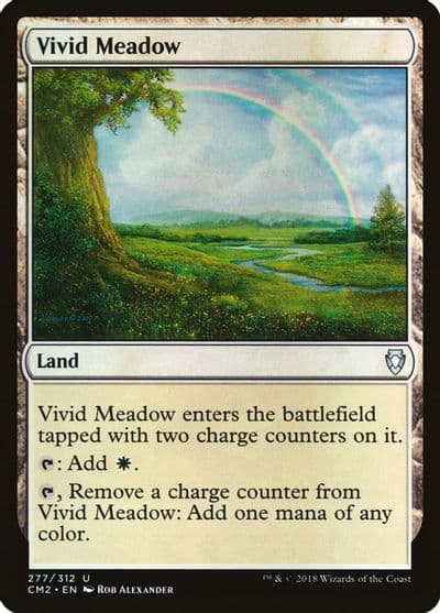 Vivid Meadow Commander Anthology Volume II Magic card