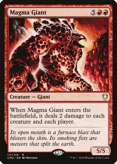 Magma Giant Commander Anthology Volume II Magic card