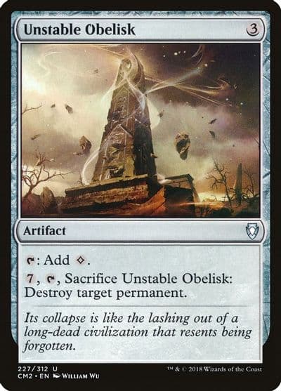 Unstable Obelisk Commander Anthology Volume II Magic card