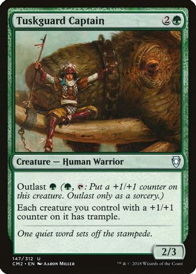 Tuskguard Captain Commander Anthology Volume II Magic card