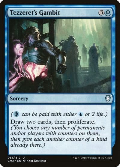 Tezzerets Gambit Commander Anthology Volume II Magic card
