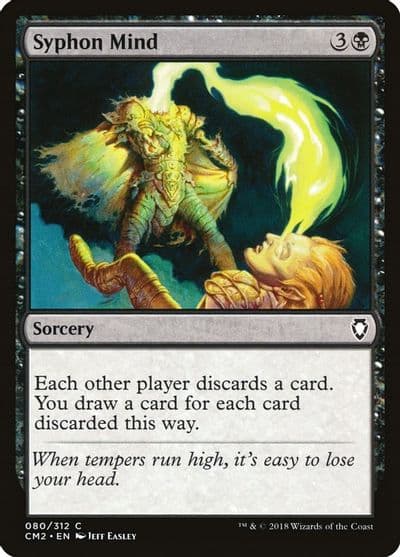 Syphon Mind Commander Anthology Volume II Magic card