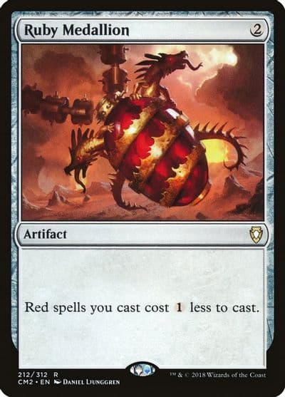 Ruby Medallion Commander Anthology Volume II Magic card