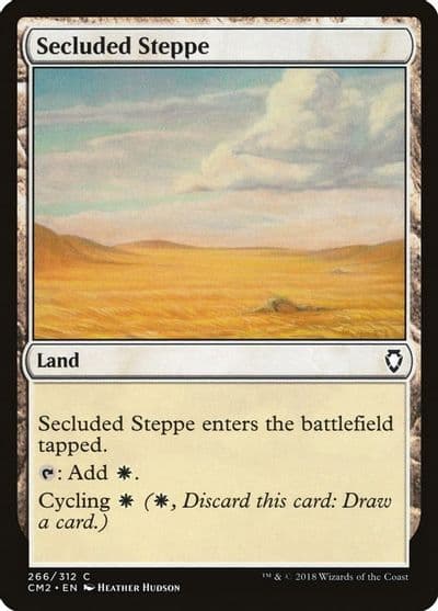 Secluded Steppe Commander Anthology Volume II Magic card