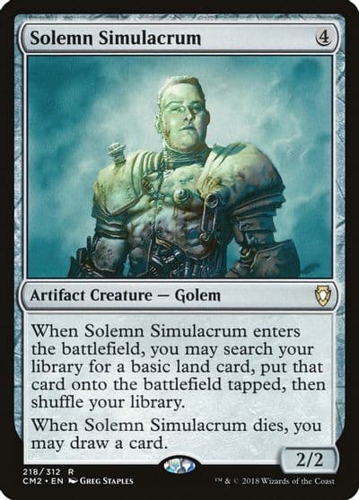 Solemn Simulacrum 218 Commander Anthology Volume II Magic card