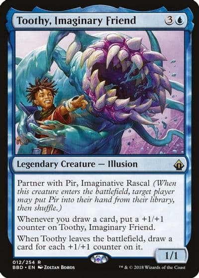 Toothy Imaginary Friend Battlebond Magic card