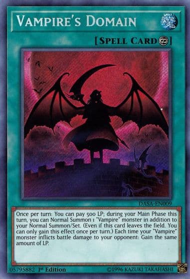 Vampires Domain Dark Saviors Yu-Gi-Oh! card