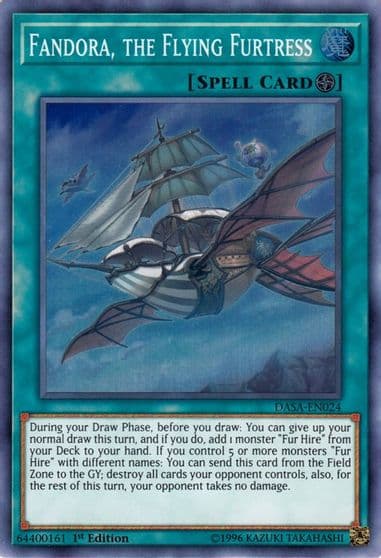 Fandora the Flying Furtress Dark Saviors Yu-Gi-Oh! card