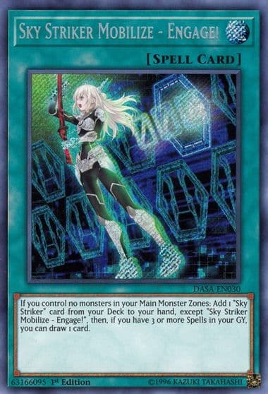 Sky Striker Mobilize Engage Dark Saviors Yu-Gi-Oh! card