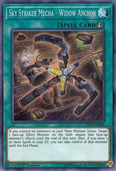 Sky Striker Mecha Widow Anchor Dark Saviors Yu-Gi-Oh! card