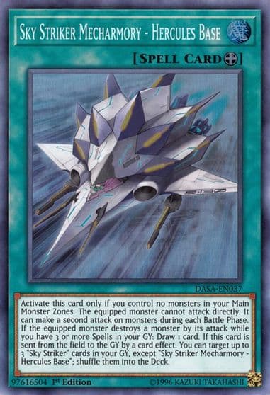 Sky Striker Mecharmory Hercules Base Dark Saviors Yu-Gi-Oh! card