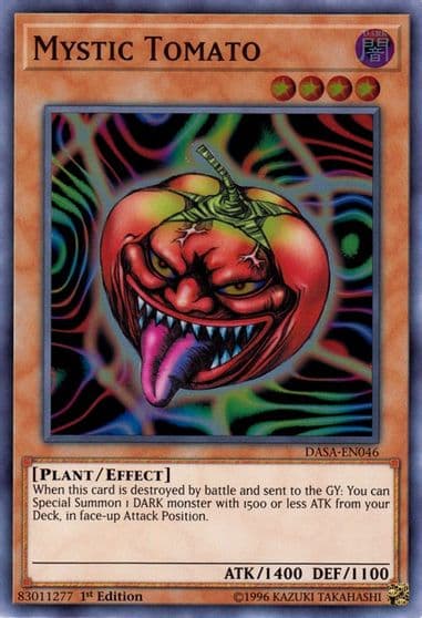 Mystic Tomato Dark Saviors Yu-Gi-Oh! card