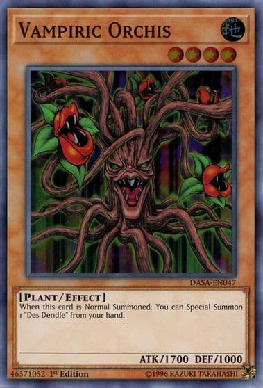 Vampiric Orchis Dark Saviors Yu-Gi-Oh! card