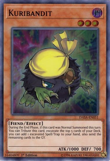 Kuribandit Dark Saviors Yu-Gi-Oh! card