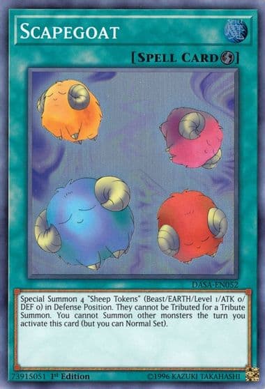 Scapegoat Dark Saviors Yu-Gi-Oh! card