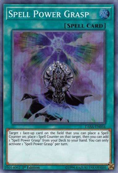 Spell Power Grasp Dark Saviors Yu-Gi-Oh! card