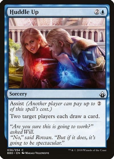 Huddle Up Battlebond Magic card