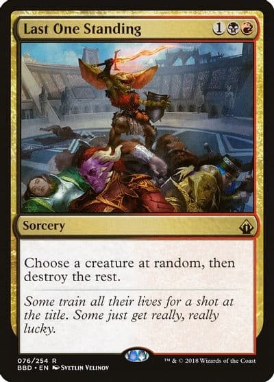 Last One Standing Battlebond Magic card