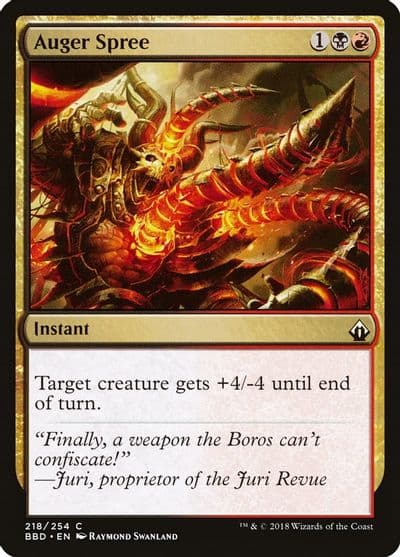 Auger Spree Battlebond Magic card
