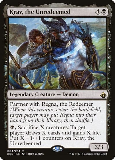 Krav the Unredeemed Battlebond Magic card