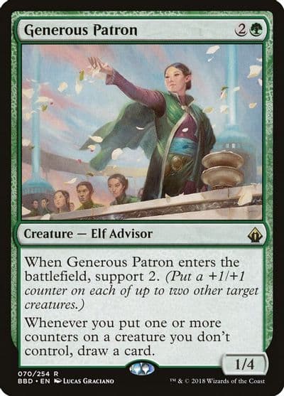Generous Patron Battlebond Magic card