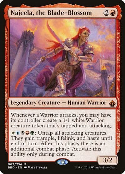Najeela the Blade Blossom Battlebond Magic card