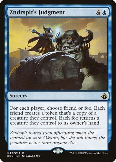 Zndrsplts Judgment Battlebond Magic card