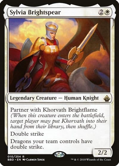 Sylvia Brightspear Battlebond Magic card