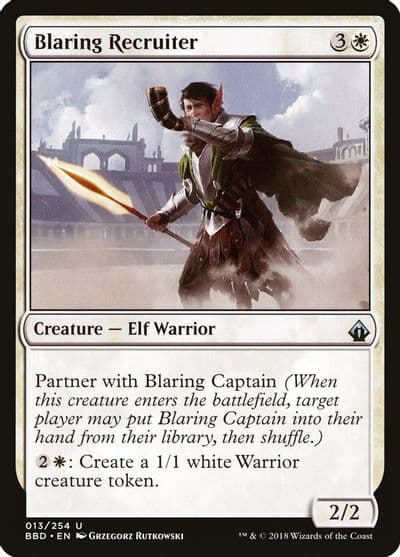 Blaring Recruiter Battlebond Magic card