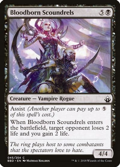 Bloodborn Scoundrels Battlebond Magic card