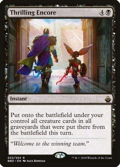 Thrilling Encore Battlebond Magic card