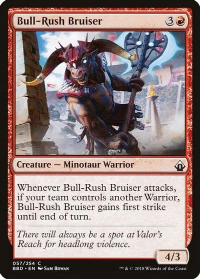 Bull Rush Bruiser Battlebond Magic card