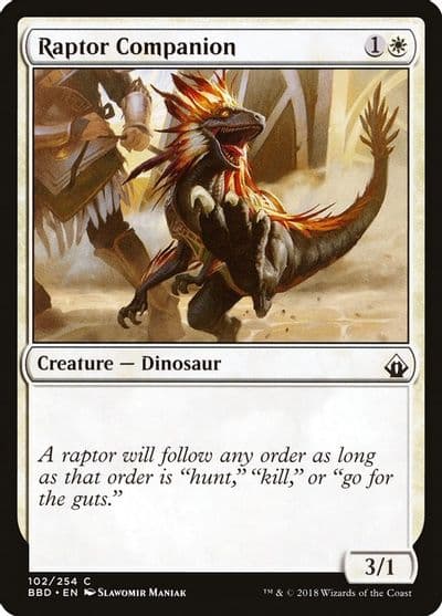 Raptor Companion Battlebond Magic card