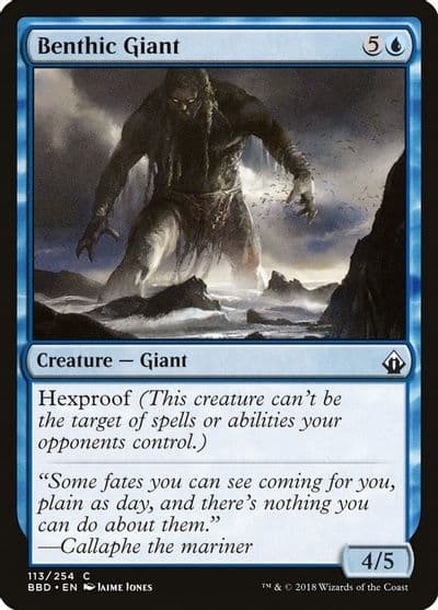 Benthic Giant Battlebond Magic card
