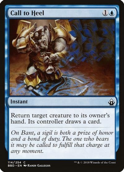 Call to Heel Battlebond Magic card