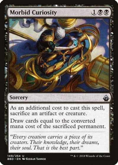 Morbid Curiosity Battlebond Magic card