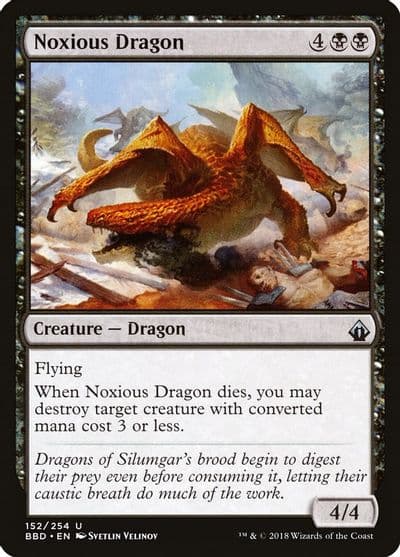 Noxious Dragon Battlebond Magic card