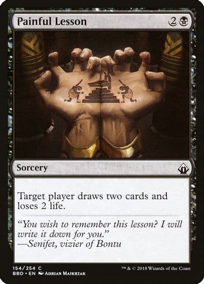 Painful Lesson Battlebond Magic card
