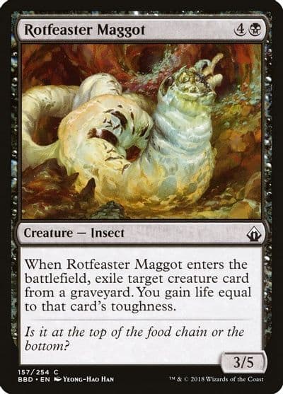Rotfeaster Maggot Battlebond Magic card