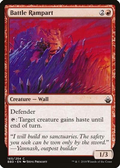 Battle Rampart Battlebond Magic card