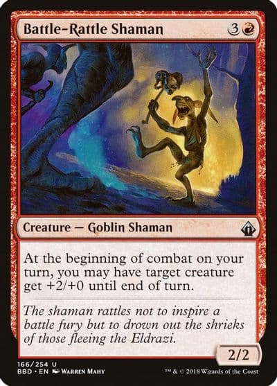 Battle Rattle Shaman Battlebond Magic card