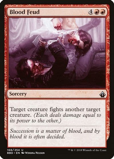 Blood Feud Battlebond Magic card