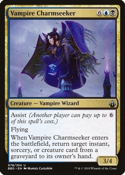 Vampire Charmseeker Battlebond Magic card