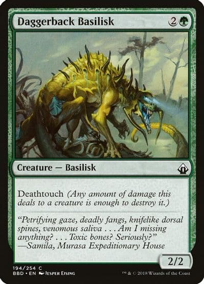 Daggerback Basilisk Battlebond Magic card
