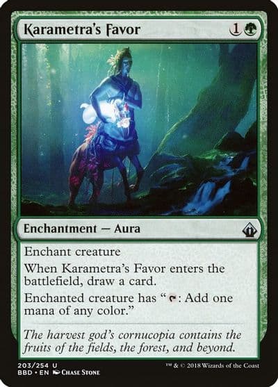 Karametras Favor Battlebond Magic card