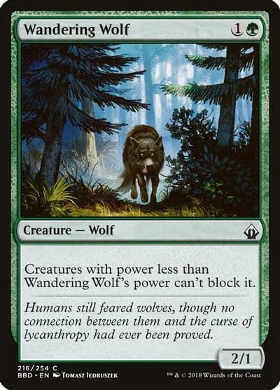 Wandering Wolf Battlebond Magic card