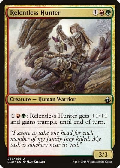 Relentless Hunter Battlebond Magic card
